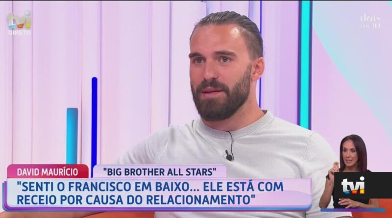 David Maurício surpreendido no Big Brother All Stars: «Não dava nada por ela»