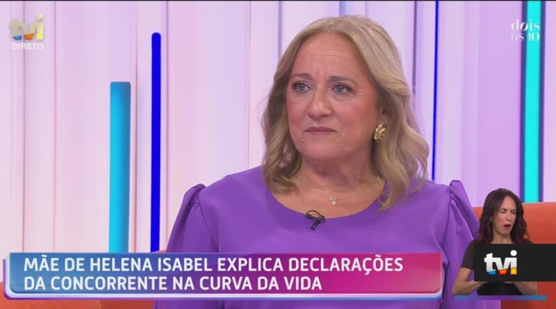 Mãe de Helena Isabel revela carta deixada antes de entrar no Big Brother