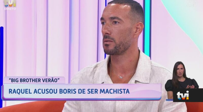 Boris sente-se vilão ao ver imagens do Big Brother Verão