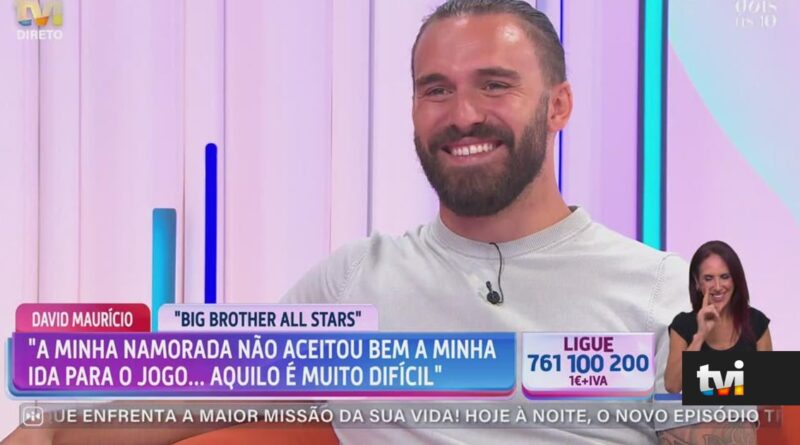 David Maurício revela reação da namorada ao BB All Stars