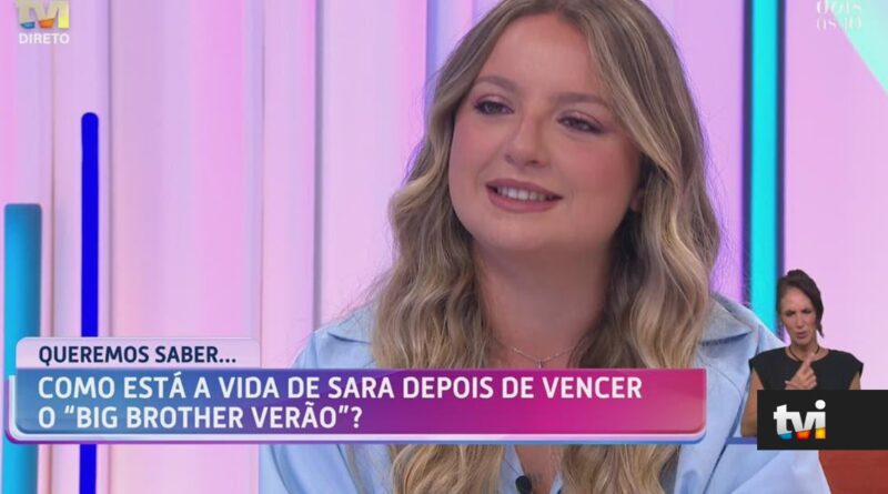 Sara quebra silêncio sobre saída com Nuno após o BB Verão