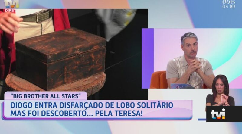 Cláudio Ramos surpreendido com ex-concorrente do BB All Stars
